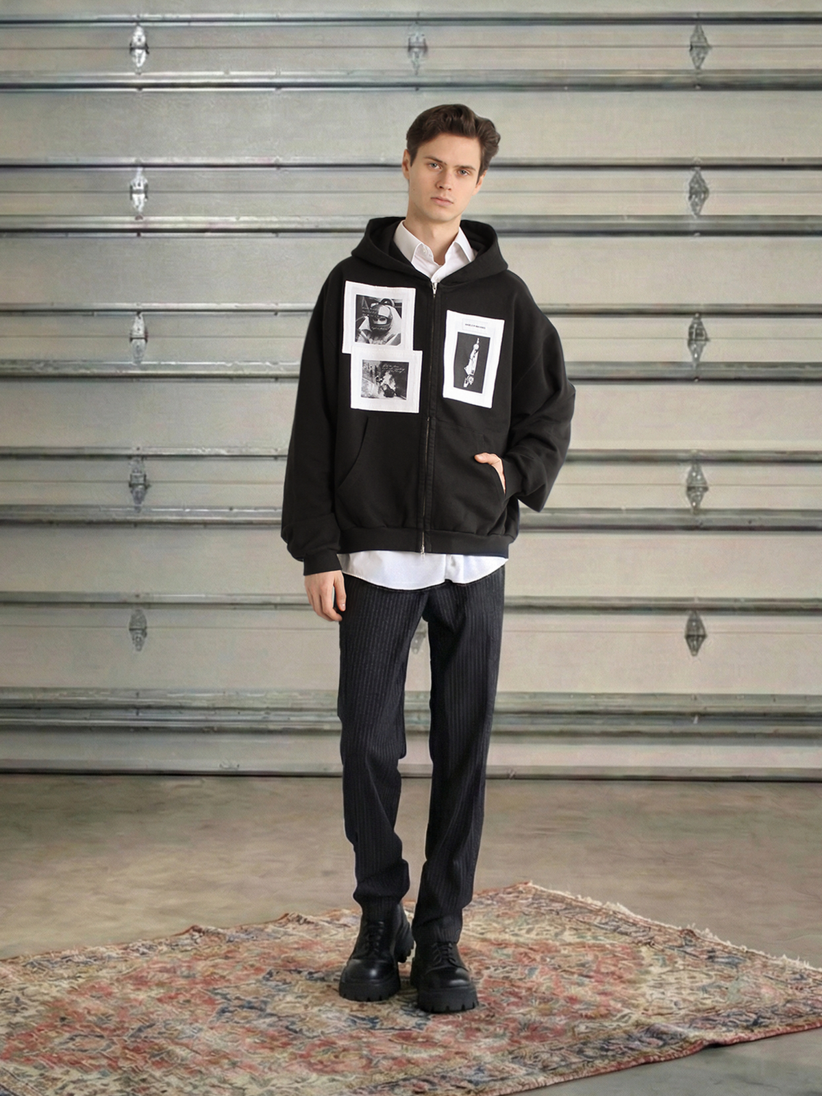 Escaped Death Zip-Up Hoodie