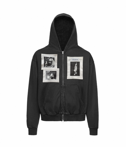Escaped Death Zip-Up Hoodie